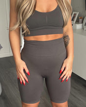 Load image into Gallery viewer, Grey Two Piece Gym Set
